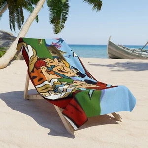 New Flintstones Beach Towel - Picture 1 of 5