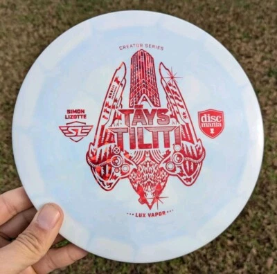 TAYS TILTTI Discmania Lux Vapor TILT Lizotte Creator Series 174g White swirl - Image 1 of 2