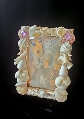 Moldura para quadro feita à mão Seashell - Imagem 1 de 4