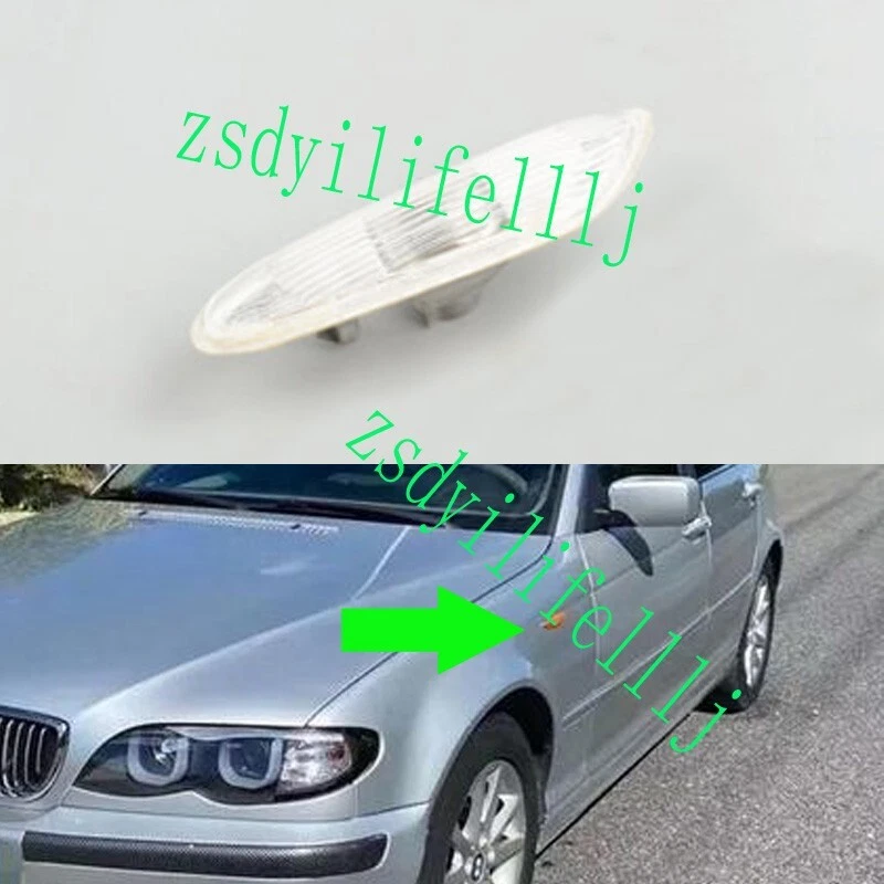 1x Para BMW E46 318i320i323i325i328i330i 98-04 Luz de giro izquierda Cubierta blanca Foto 1 de 1