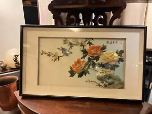 Quadro Con Fiori Pietre Dure - Foto 1 di 7