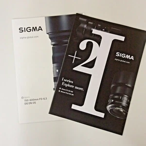 SIGMA Lens I series F2 DG DN F5-6.3OS Japanese Brochure Published in August 2021 - Picture 1 of 12