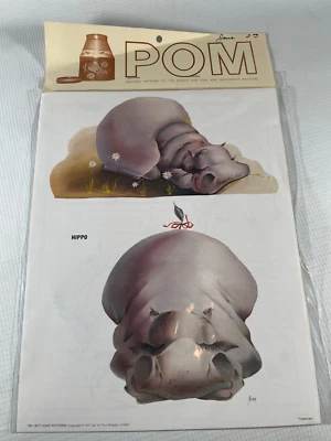 Joan* POM Pattern of the Month for Tole and Decorative Painting Hippo - Image 1 of 3