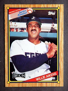 Willie Aikens #57 Topps Senior League 1989 Baseball Card (St Lucie Legends) VG - Picture 1 of 2