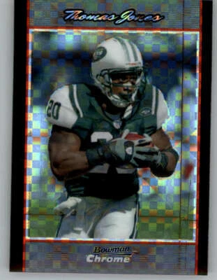 2007 Bowman Chrome Xfractors #BC181 Thomas Jones 250 (ref 146615) - Image 1 of 2
