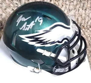Autographed JOSH SWEAT Philadelphia Eagles Mini Helmet Beckett Witness Holo - Picture 1 of 2
