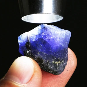 60.5Ct Natural Rare Huge Blue Tanzanite Gem Crystal Facet Rough Specimen 2936 - Picture 1 of 4