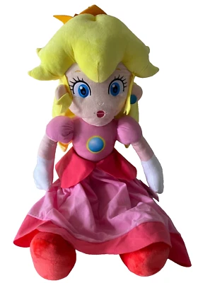 GIANT PRINCESS PEACH PLUSH TOY 36 INCH NINTENDO MARIO NWT - Image 1 of 4