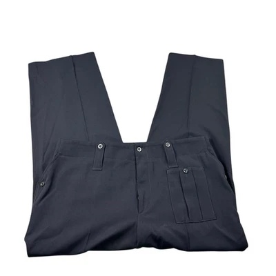 GUCCI Tom Ford Era Black Wool Button Fly Military Theme Trouser Size 40x32 - Image 1 of 4