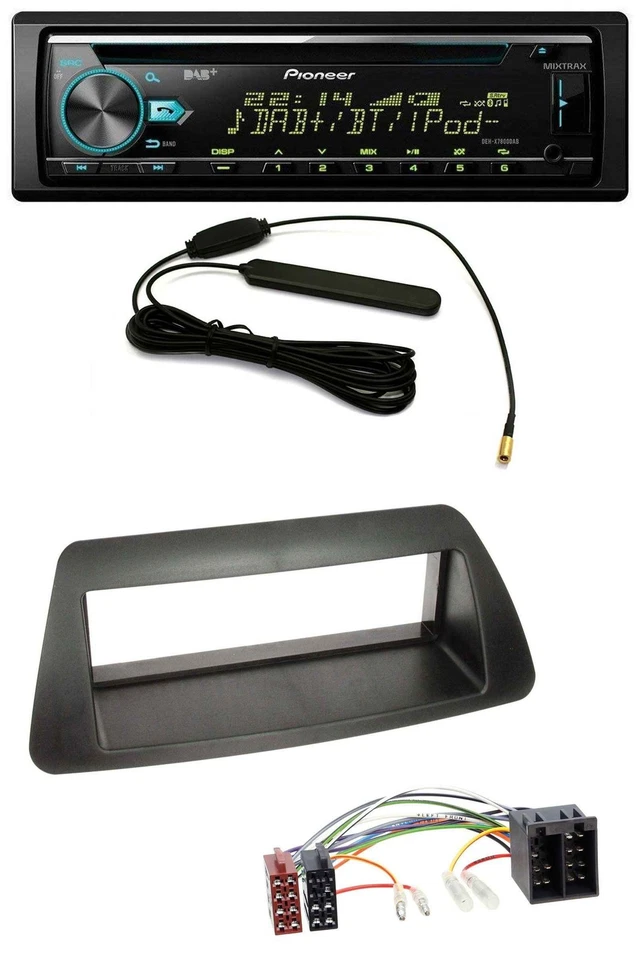 Pioneer CD MP3 AUX DAB USB Autoradio für Fiat Bravo Brava Marea Marea-Weekend - Bild 1 von 4