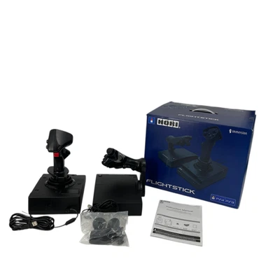 Hori Flightstick Model ps4-144e FOR PS4 PS3 Black #U1210 (VH) - Image 1 of 4