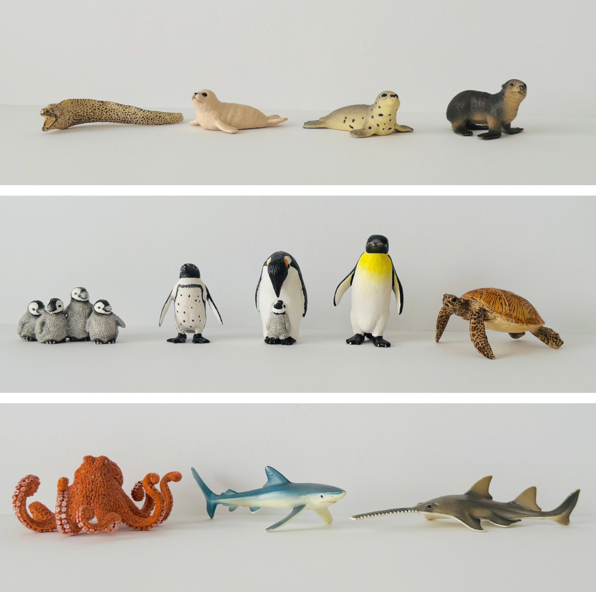 Maloa Hammerhai Figur 27cm - Realistisches Hai Spielzeug Handbemalt Für Kinder Ab 3