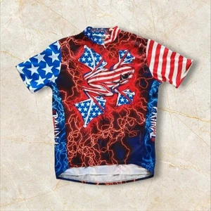 Primal Wear Radtrikot Erwachsene XL American Flyer Frog Kurzarm 3/4 Reißverschluss - Bild 1 von 9