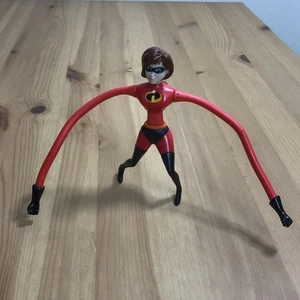 Disney Pixar Gli Incredibili Elastigirl Modellino Pieghevole 5” 2004 McDonalds - Foto 1 di 4