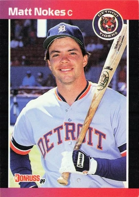 1989 Leaf Donruss Baseball #116 Matt Nokes - Image 1 of 3