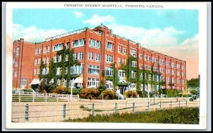Postkarte CHRISTIE STREET HOSPITAL, TORONTO, KANADA.   P107 - Bild 1 von 2