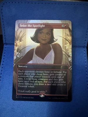 MTG Seize The Spotlight 7044 Foil Dwight's Destiny Bonus Secret Lair The Office - Image 1 of 2