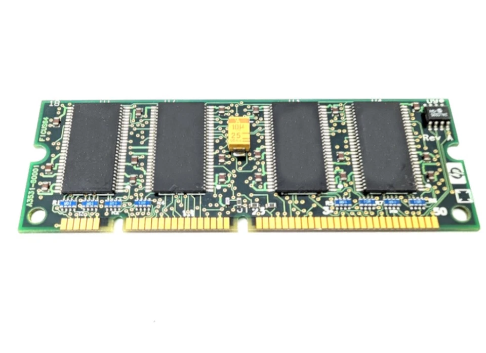 HP A3834-60001 32MB C4143AX 100Pin SDRAM DIMM Laserjet 4000 Series Memory - Image 1 of 1