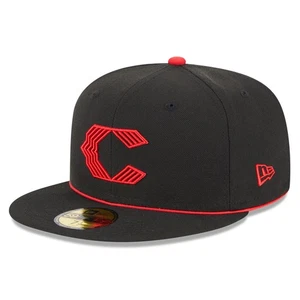 Gorra ajustada New Era negra para hombre Cincinnati Reds 2023 City Connect 59FIFTY - Imagen 1 de 6