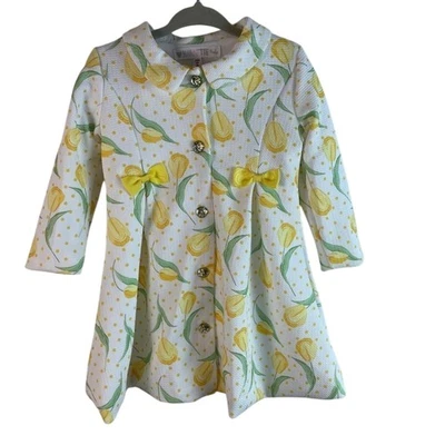 Nannette Baby Yellow Tulip Coat Jacket Size 18 Months - Image 1 of 4
