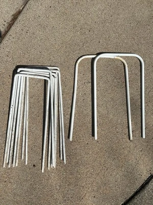 Set Super HEAVY DUTY Metal Croquet Wickets, Hoops, weighs 5 pounds, ULTRA STURDY - Image 1 of 4