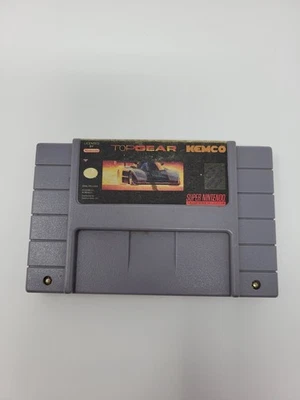 Top Gear (Super Nintendo Entertainment System, 1992) Authentic SNES - Image 1 of 3