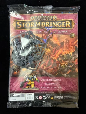Warhammer Age of Sigmar Stormbringer Magazine issue 68 Orruk Megaboss - Image 1 of 2