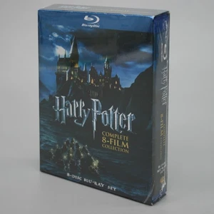 Harry Potter Complete 8-Film Collection Movie Blu-ray Disc Box Set - NEW SEALED - Picture 1 of 9
