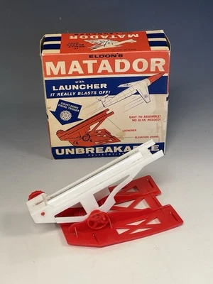 Lanzacohetes Matador Eldon’s vintage años 50-60 con caja original irrompible Foto 1 de 4
