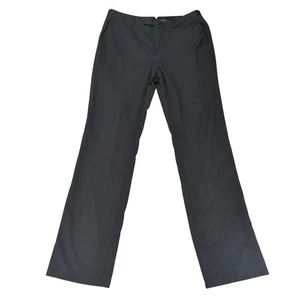 Banana Republic Monogram Black Solid Suit Pants Trousers 421240 100% Wool 35x36 - Picture 1 of 9