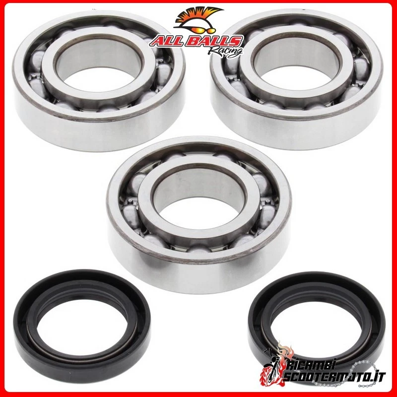 JUEGO DE COJINETES DEL CIGÜEÑAL All Balls Polaris Scrambler 250 1986 24-1077#9 Foto 1 de 1