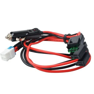 Walkie Talkie Car Cigarette lighter Power Cable for Icom IC-7600 IC7100 Kenwood  - Image 1 of 4