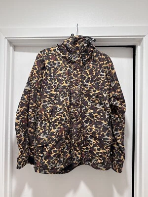 A Bathing Ape Snowboard Jacket Leopard Camo Bape, Size L - Image 1 of 4
