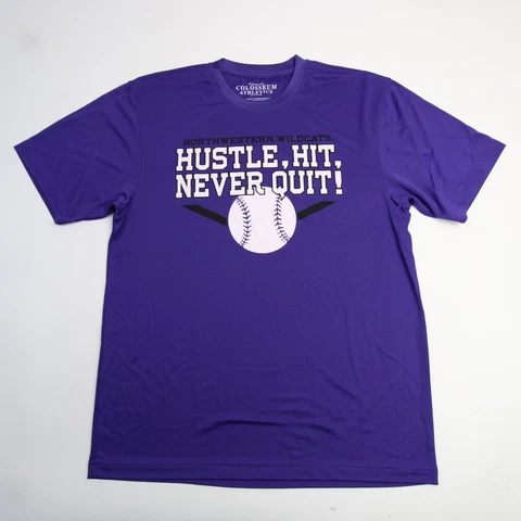 Northwestern Wildcats Colosseum Short Sleeve Shirt Men's Purple New Cover