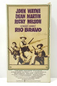 Rio Bravo (VHS, 1959) John Wayne TESTED WORKS - Imagen 1 de 10