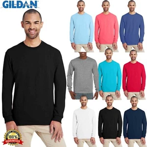 Gildan Hammer Adult 6 oz. Cotton Long Sleeves Classic Fit T-Shirt H400 S-5XL - Picture 1 of 12