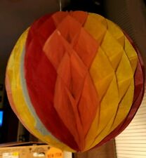 Vintage Halloween Crepe Decorative Fall Color Ball 