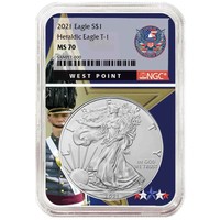 2021 $1 American Silver Eagle NGC MS70 West Point Core