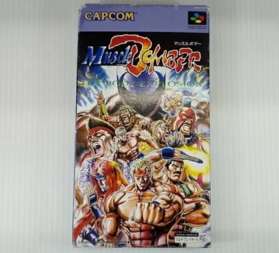 MUSCLE BOMBER Nintendo Super Famicom Japan Import Free shipping FedEx DHL Tested - Image 1 of 4