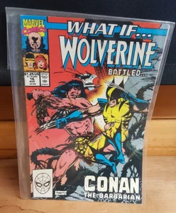 vintage marvel comic graphic novel what if wolverine battled conan the barbarian - Picture 1 of 1