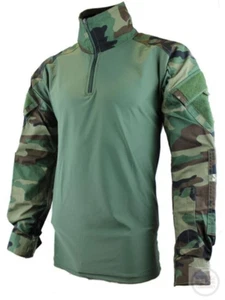 Woodland Camo UBACS Military Combat Shirt - Small - Picture 1 of 1