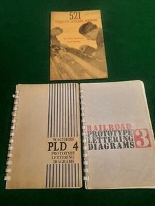 Model railroad prototype lettering diagrams book 4 , 3, & 521 - Picture 1 of 17