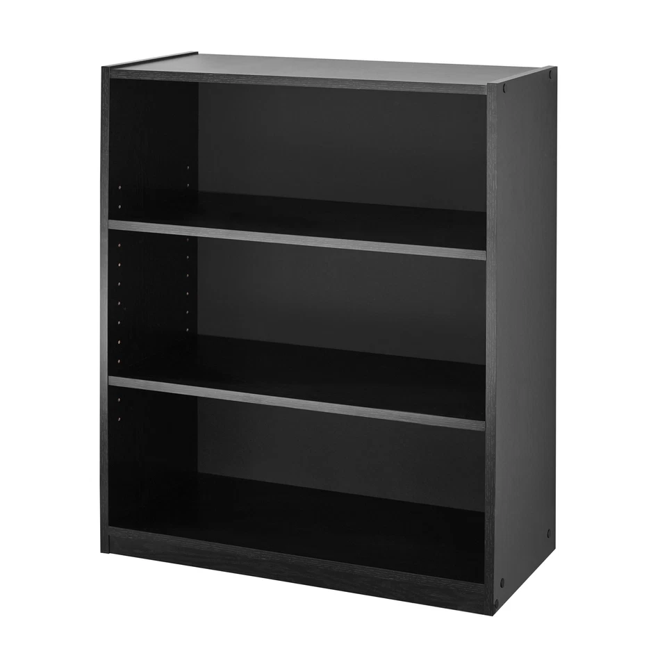 31" 3 Shelf Bookcase, Black - Image 1 of 2
