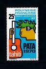 [71593] Polinezja Francuska 1969 Pacyfik Travel Association. Gitara Airmail MNH