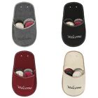 4 Pairs Guest Slippers Spa Hotel Closed Toe Family Slipper Set Christmas Xmas