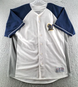 Milwaukee Brewers Trikot Zack Greinke #13 Herren XL Gold Knopfleiste Baseball MLB - Bild 1 von 14