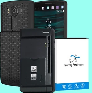 High Capacity 11000mAh Extended Battery Charger Cover Case for LG V10 H900 AT&T - Picture 1 of 1