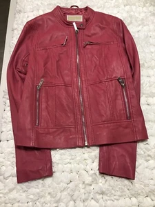 Michael Kors Leather Jackets Size M - Picture 1 of 8