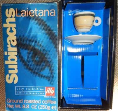 Illy Collection Espressotasse subirachs Laietana 1998 + Verpackung - Bild 1 von 4