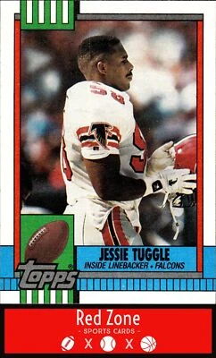 1990 Topps - #479b Jessie Tuggle NM Set Break. - Image 1 of 2